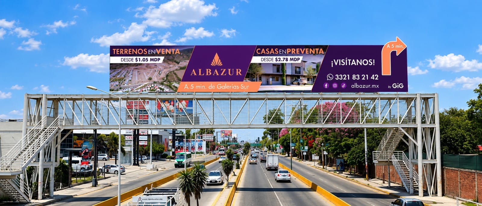 Puente peatonal — ejemplo 4